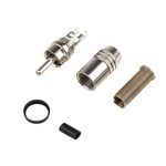 RS Pro Cable Mount RCA Plug with Nickel, Silver Plated Contacts, 5A