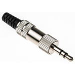 Lumberg Jack Connector 3.5 mm Cable Mount Stereo Plug, 3Pole 1A