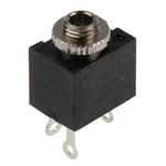 Lumberg Jack Connector 2.5 mm Panel Mount Mono Socket, 2Pole 500mA