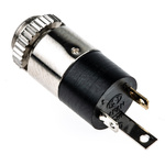 Lumberg Jack Connector 3.5 mm Panel Mount Stereo Socket, 3Pole 1A