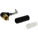 Switchcraft Right Angle Cable Mount RCA Plug, Gold, 6A