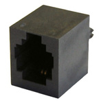 Bel-Stewart Jack Connector Through Hole RJ11 Jack Socket, 6Pole