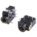 RS PRO Jack Connector 3.5 mm PCB Mount Composite Video Socket, 4Pole
