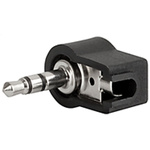 Schurter Jack Connector 3.5 mm PCB Mount Stereo Plug, 3Pole 500mA
