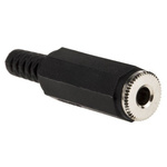Lumberg Jack Connector 3.5 mm Cable Mount Mono Socket, 2Pole 1A