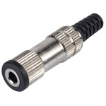 Lumberg Jack Connector 3.5 mm Cable Mount Mono Socket, 2Pole 1A
