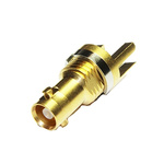 COAX Connectors 75Ω Straight PCB Mount Micro BNC ConnectorBulkhead Fitting, jack