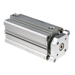 SMC Pneumatic Guided Cylinder 50mm Bore, 100mm Stroke, CQM Series, Double Acting