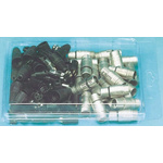 Neutrik Cable Mount XLR Connectors, Male, 50 V, 5 Way, Silver over Nickel Plating