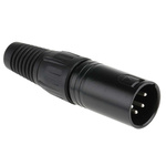 RS PRO Cable Mount XLR Connector, Male, 250 V ac, 4 Way, Silver Plating