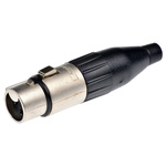 RS PRO Cable Mount XLR Connector, Female, 120 V ac, Tin Plating