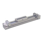 SMC Double Acting Rodless Pneumatic Cylinder 600mm Stroke, 20mm Bore