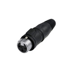 Re-An Products Socket Mount XLR Connector, Female, IP65, 3 Way