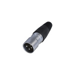 Re-An Products Socket Mount XLR Connector, Male, IP65, 3 Way