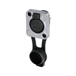 Re-An Products Socket Mount XLR Connector, Female, IP65, 5 Way