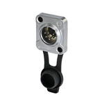 Re-An Products Socket Mount XLR Connector, Male, IP65, 5 Way