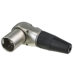 Re-An Products Cable Mount XLR Connectors, Right Angle, Male, 5 Way