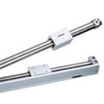 Magnetically coupled rodless cylinder, double acting, 25mm bore, 500mm stroke, basic type