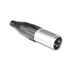 Amphenol Audio Cable Mount XLR Connector, Male, IP40, 133 V, 3 Way, Silver Plating