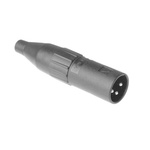 Amphenol Audio Cable Mount XLR Connector, Male, IP40, 133 V, 3 Way, Silver Plating
