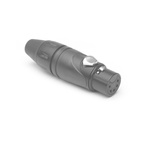 Amphenol Audio Cable Mount XLR Connector, Female, IP40, 133 V, 5 Way, Gold Plating