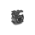 Amphenol Audio Chassis Mount XLR Connector, Horizontal, Female, IP40, 125 V ac, 8 Way, Gold over Nickel Plating