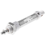 SMC Pneumatic Roundline Cylinder 20mm Bore, 50mm Stroke, C85 Series, Single Acting