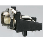 Switchcraft Surface Mount XLR Connector, Right Angle, Male, 125 V ac, 3 Way, Tin Plating