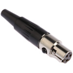 Switchcraft Cable Mount XLR Connector, Female, 125 V ac, 3 Way, Silver Plating