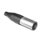 Amphenol Cable Mount XLR Connector, Male, 133 V ac, 7 Way, Silver Plating