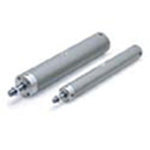SMC Pneumatic Roundline Cylinder 32mm Bore, 50mm Stroke, CDG1 Series, Double Acting