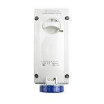 RS PRO Switchable IP67 Industrial Interlock Socket 2P+E, Earthing Position 6h, 16A, 250 V