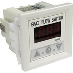 SMC PF2A3 Series Integrated Display Flow Sensor for Air, 0.5 l/min Min, 10.5 L/min Max