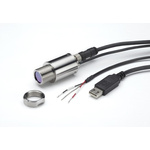 Calex PM-HA-201-MT-CB Temperature Sensor Touch Screen Display Infrared Temperature Sensor, 1m Cable, -20°C to +2000°C