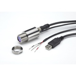 Calex PM-HA-201-XT-CB Temperature Sensor Touch Screen Display Infrared Temperature Sensor, 1m Cable, -20°C to +2000°C