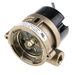 Gems Sensors RFO Series RotorFlow Electronic Flow Sensor for Liquid, 2 L/min Min, 20 L/min Max