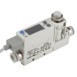 SMC PFM Series Integrated Display Flow Switch for Dry Air, Gas, 1 L/min Min, 50 L/min Max