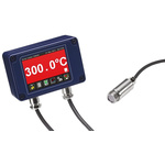 Calex PM2.2-251-HT-CRT-MSD mA Output Signal Touch Screen Display Infrared Temperature Sensor, 1m Cable, +450°C to