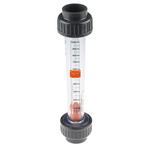 Georg Fischer Short Version Series Variable Area Flow Meter for Liquid, 100 L/h Min, 1000 L/h Max