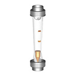 Georg Fischer Variable Area Flow Meter for Liquid, 300 L/h Min, 3000 L/h Max