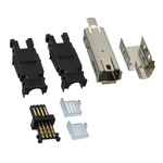 TE Connectivity, Type I Cable Mount Mini I/O Connector Female, 8 Way, Shielded