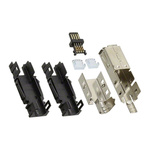 TE Connectivity, Type II Cable Mount Mini I/O Connector Female, 8 Way, Shielded