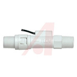 Gems Sensors FS-380P Series Piston Flow Switch for Liquid, 0.08 gal/min Max