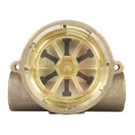 Gems Sensors RFS Series RotorFlow Electronic Flow Sensor for Liquid, 5 gal/min Min, 300 gal/min Max