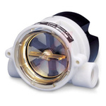 Gems Sensors RFO Series RotorFlow Electronic Flow Sensor for Liquid, 8 gal/min Min, 60 gal/min Max