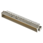 HARTING 96 Way 2.54mm Pitch, Type C Class C1, 3 Row, Right Angle DIN 41612 Connector, Plug