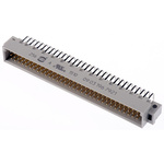HARTING 96 Way 2.54mm Pitch, Type C Class C3, 3 Row, Right Angle DIN 41612 Connector, Plug