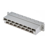 HARTING 15 Way 10.16mm Pitch, Type H15 Class C1, 2 Row, Straight DIN 41612 Connector, Socket