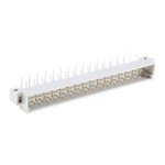 HARTING 32 Way 5.08mm Pitch, Type D Class C2, 2 Row, Right Angle DIN 41612 Connector, Plug