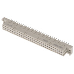 ERNI 64 Way 2.54mm Pitch, Type C Class C2, 2 Row, Straight DIN 41612 Connector, Socket